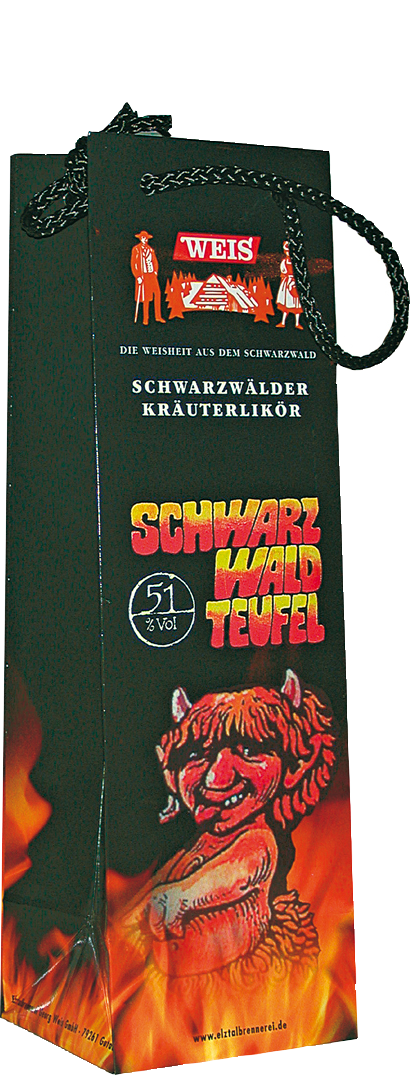 Schwarzwald Teufel Geschenk-Tasche